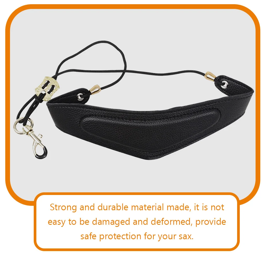 

Saxophone Neck Strap Premium Materials Strong Durable Easy Carry Outdoor Use Safe Protection Saxophone Strap Sax Neck Straps