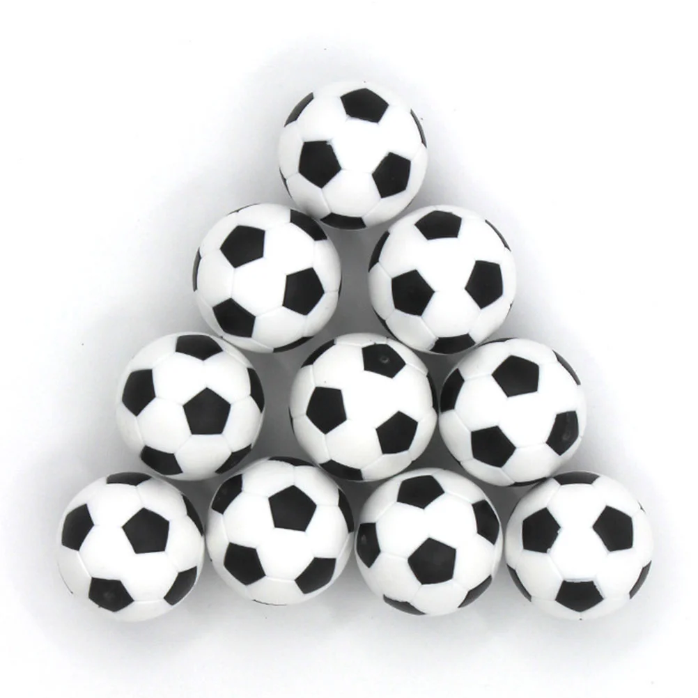 Lot de ballons de baby-foot décoratifs en résine, 10 pièces, pour table de football, pour enfant