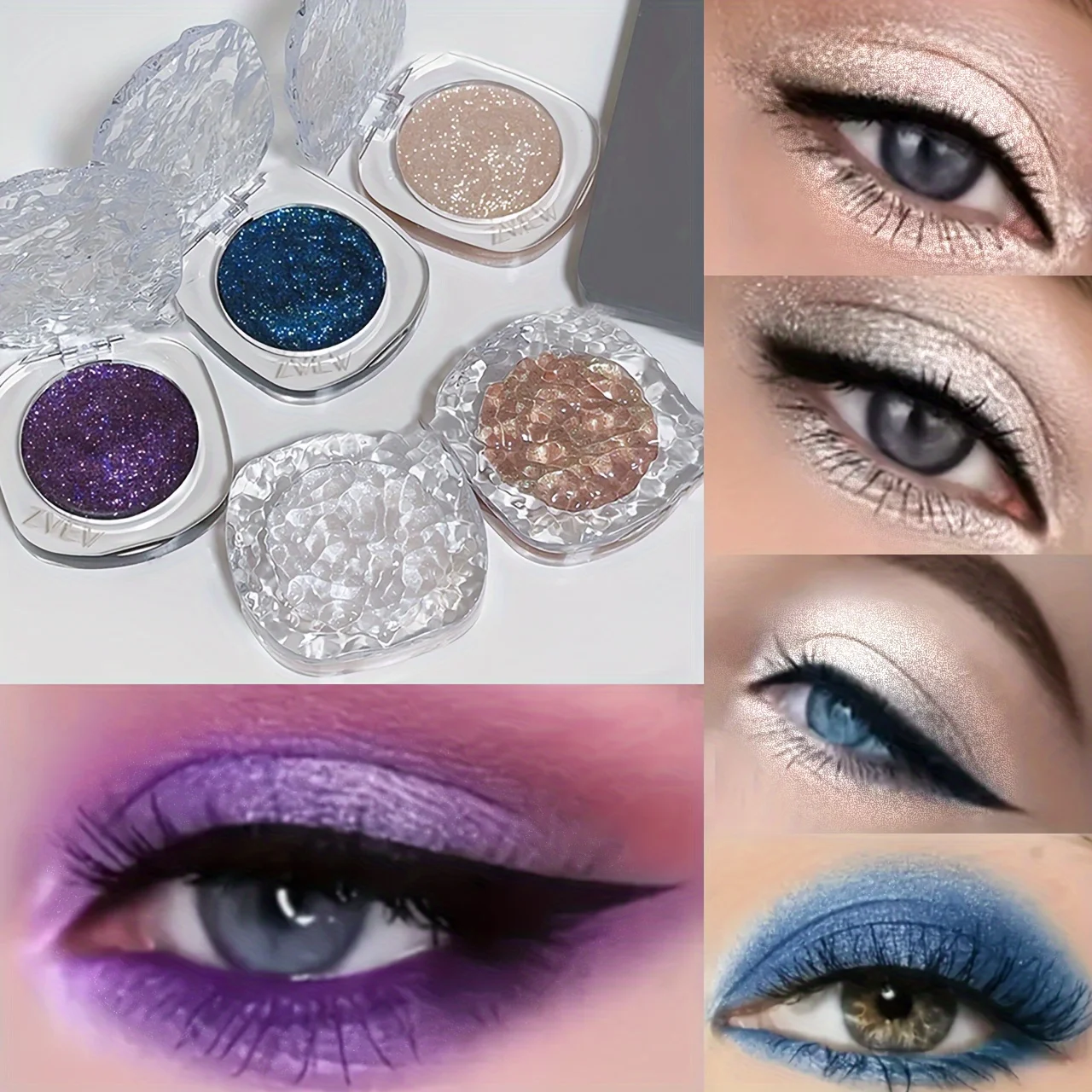 アイシャドウパレット,キラキラ,耐水性,耐久性のあるアイメイク顔料