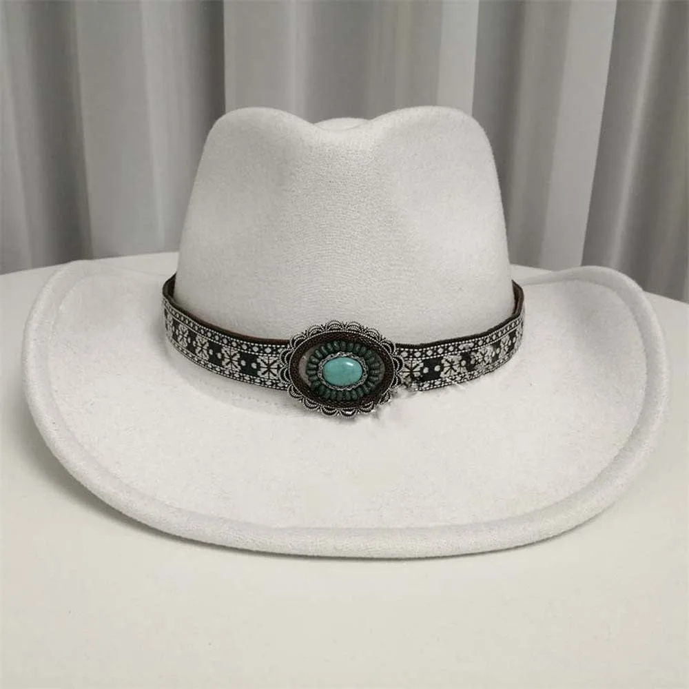 قبعة صياد السمك واسعة حافة قبعة رعاة البقر الغربية القطن الصوفية رعاة البقر قناع قبعة تنفس خفيفة الوزن قبعة التبت الراعي