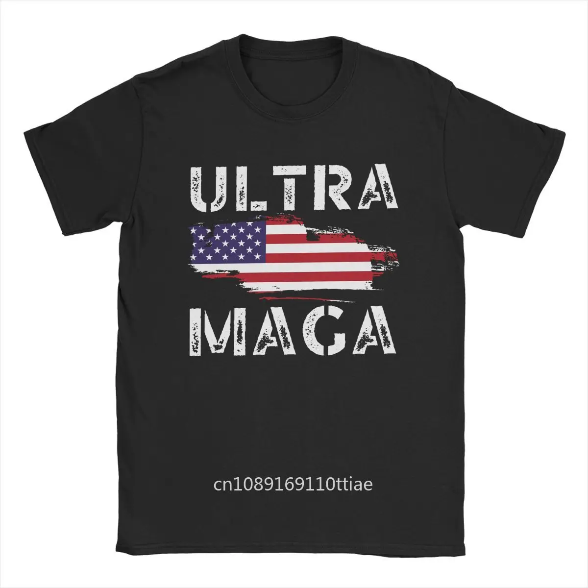 Novelty Ultra MAGA Trump Republican American T-Shirt for Men Crewneck Pure Cotton T Shirt Short Sleeve Tees New Arrival Tops