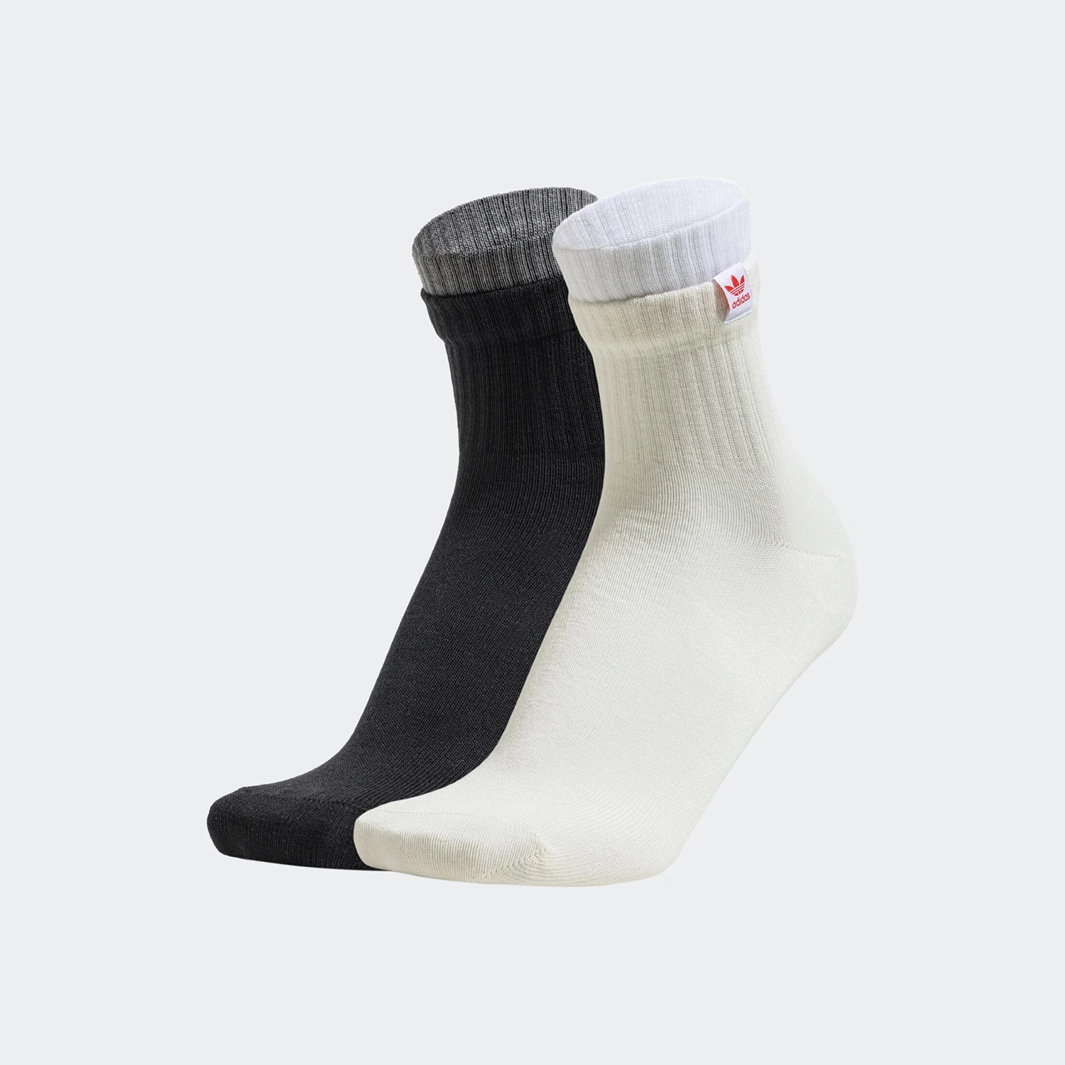 

Adidas genuine Three-Leaf Clover Men's and Women's Knitted Sports Socks Two Pairs JE9284