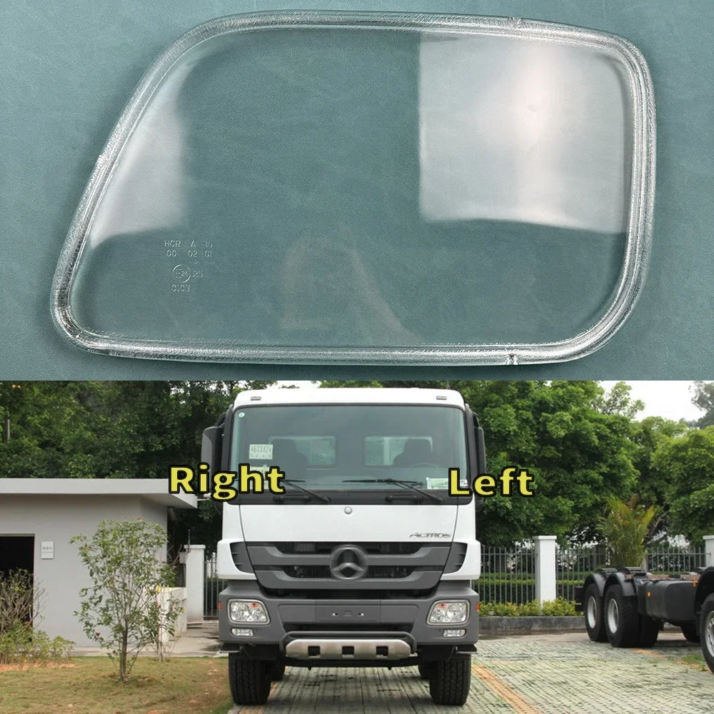 

For Mercedes-Benz Actros MP3 Truck 4141 2644 3341 Headlight Lens Cover Headlamp Shell Lampshade Transparent Shade Mask Glass