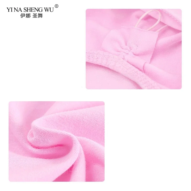 Trykot gimnastyczny baletowy dla małych dziewczynek, strój do ćwiczeń tanecznych, czarno-fioletowo-różowy, bawełniany body do tańca, ubrania dla dzieci.