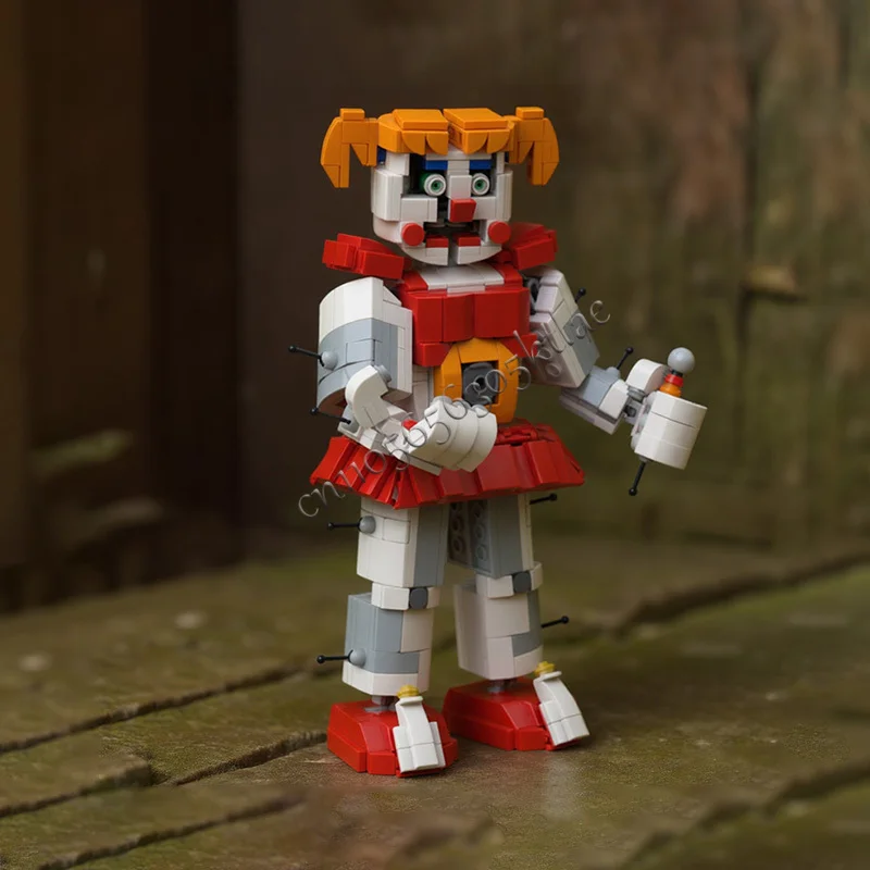 722 PCS Série de Personagens de Jogos Populares Tema Circo Menina MOC Personalizável Bloco de Construção Modular Modelo de Tijolo DIY Brinquedo de Festival Presente