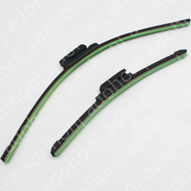 For Renault Clio Hatchback Estate Sport Tourer BR CR X85 BH KH X98 2005 2010 2012 2014 2018 2020 Double Rubber Car Wiper Blades