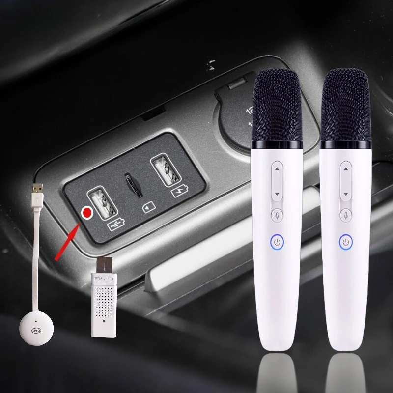 For BYD Formula Leopard 8 Leopard 5 for BYD Dolphin Song Pro Tang DMI Han Seal Denza D9 Qin plus Original Car KTV Microphone Mic