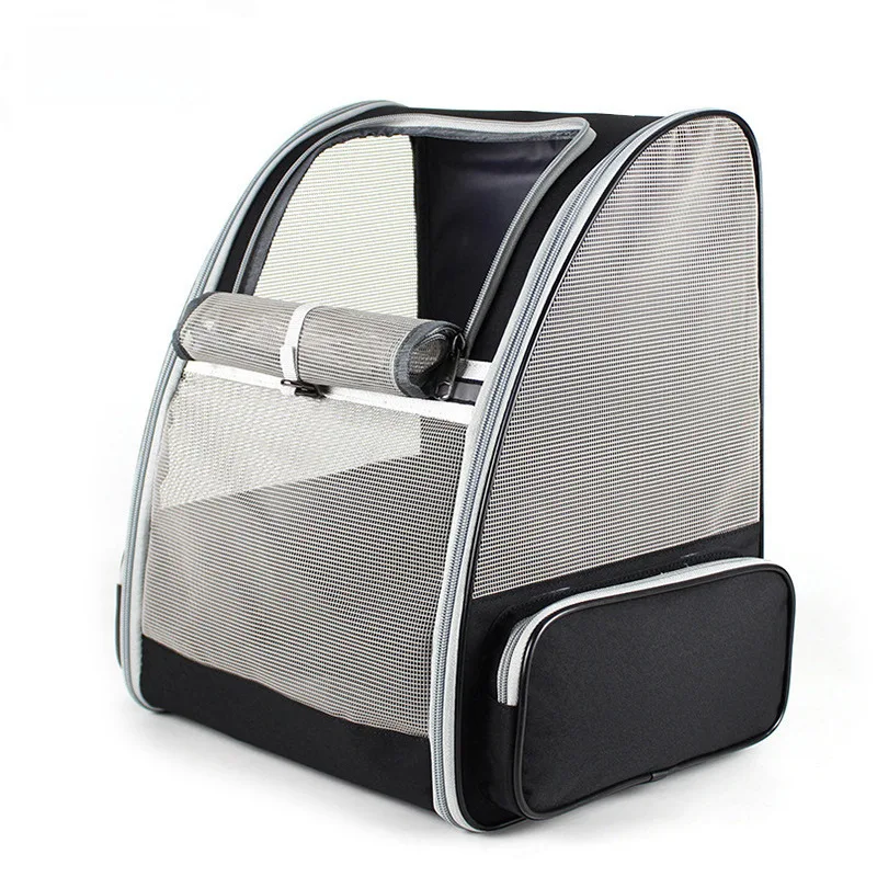 

Pet Outgoing Portable Cat Bag Breathable Backpack Pet Backpack Dog Travel Bag Folding Cat Bag Pet Supplies Dog front carry pouch