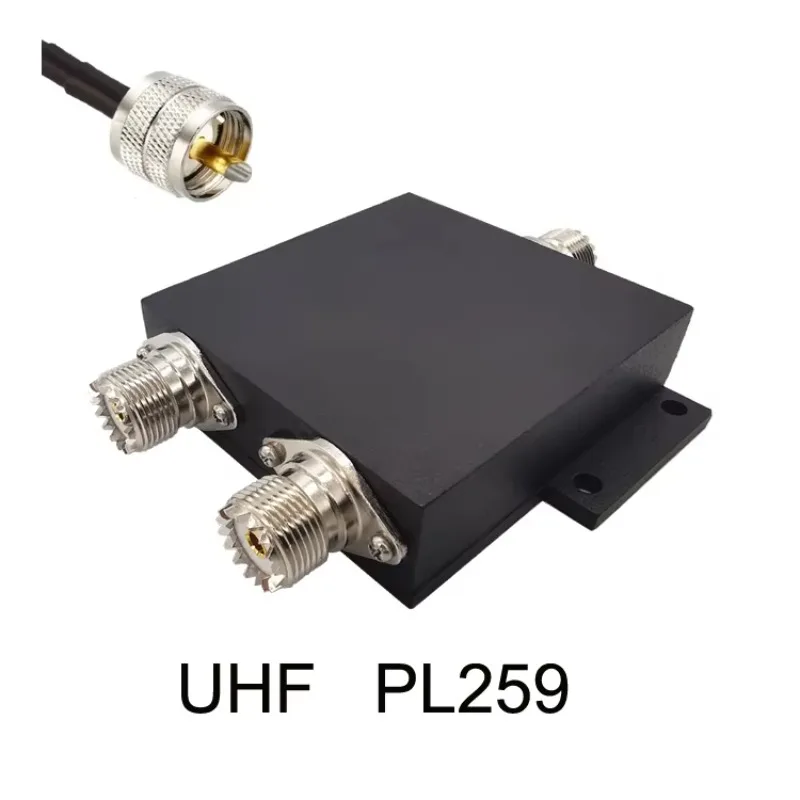 Matsutec MA-Splitter VHF splitter Two way VHF antenna power splitter 136-174MHz Power Divider Splitter for Radio Repeater Power