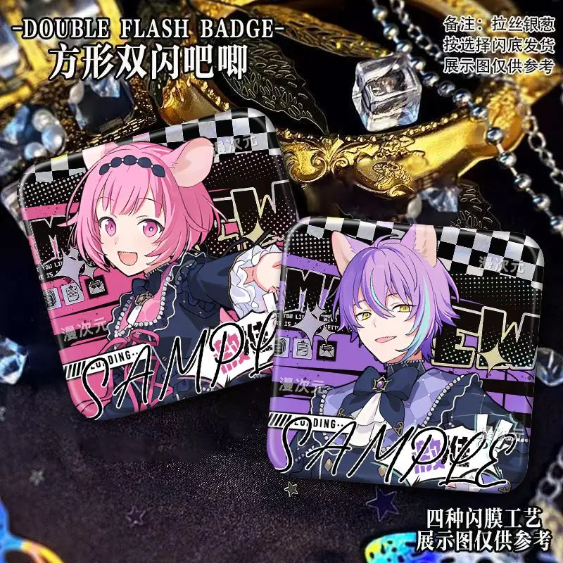 4 шт. аниме проект Sekai Otori Emu Kamishiro Rui значок брошь мультяшные булавки DIY украшения рюкзак костюмы аксессуары для одежды