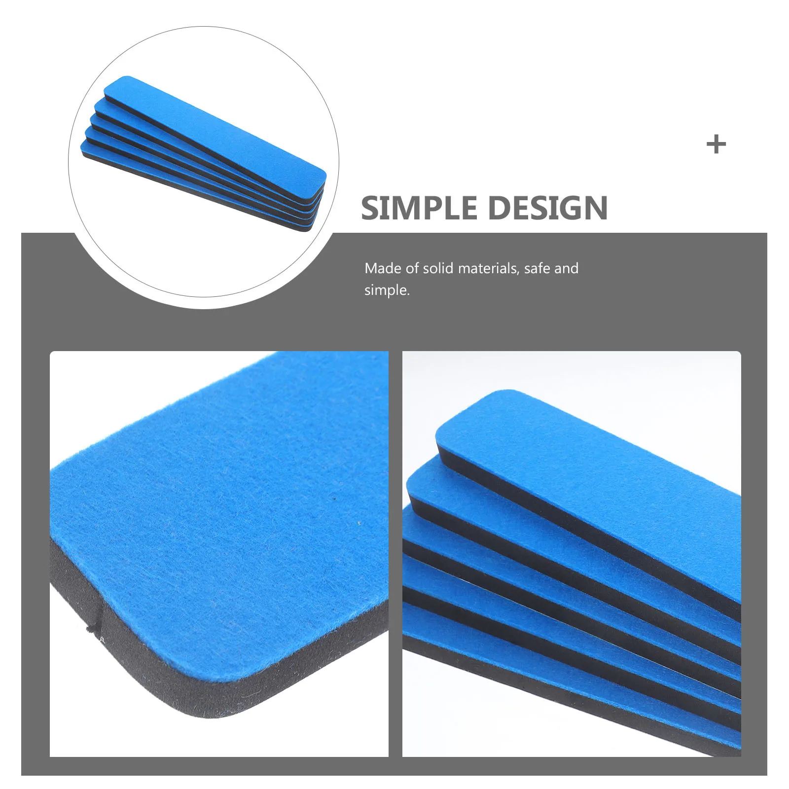 5 قطعة شريط لوح لباد قابل للتقشير واللصق سهل التركيب منظم الحائط للملاحظات والصور والجدول الزمني وشرائط لوحة اللباد ومستلزمات الفصول الدراسية