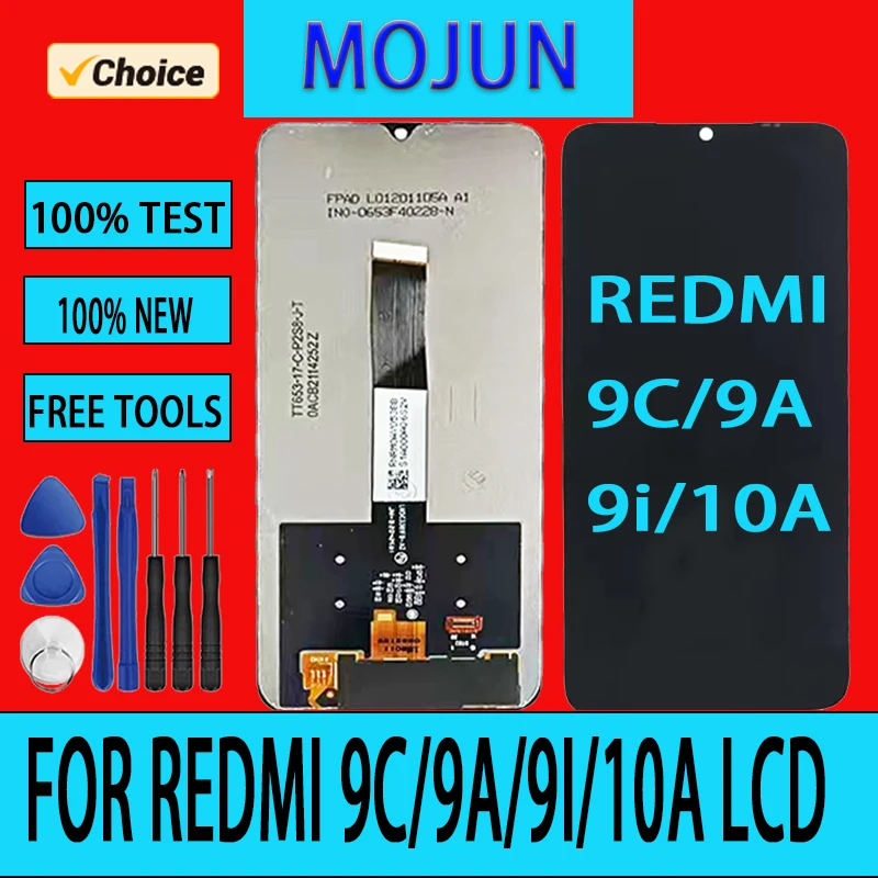 LCD Display For XIAOMI REDMI 9i LCD Display Touch Screen Digitizer Assembly For REDMI 9A 9C 9I 10A LCD Screen Replacement