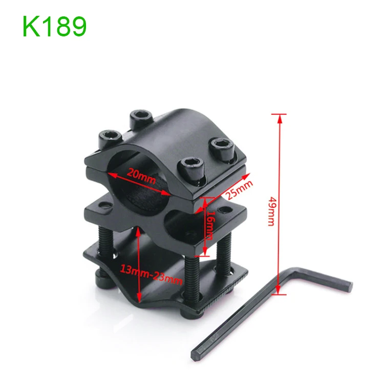 Universal Metal Rail Clip 30mm/25mm/20mm Rail Mount Tactical Laser C8 Flashlight Hunting Ar15 Universal Gun Rail Bracket 501B