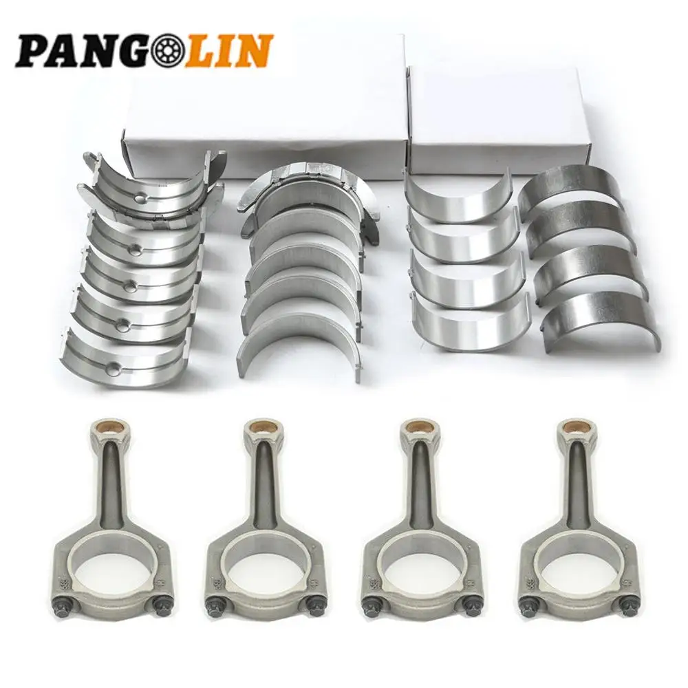 

4x Steel Connecting Rod Conrod & Bearing kit Fit BMW Sedan F30 F10 X5 125i 420i 428i N20B20A N20B20B 11247624616 2.0T N20 engine