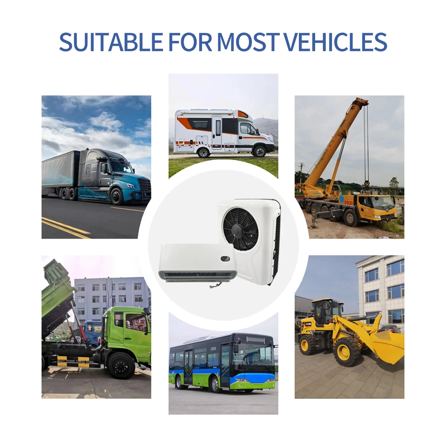 Air Conditioner Battery Powered For Trucks 12000 Btu Split Ac Fits Semi Truck Under Bench And Van Other Air Conditioning System