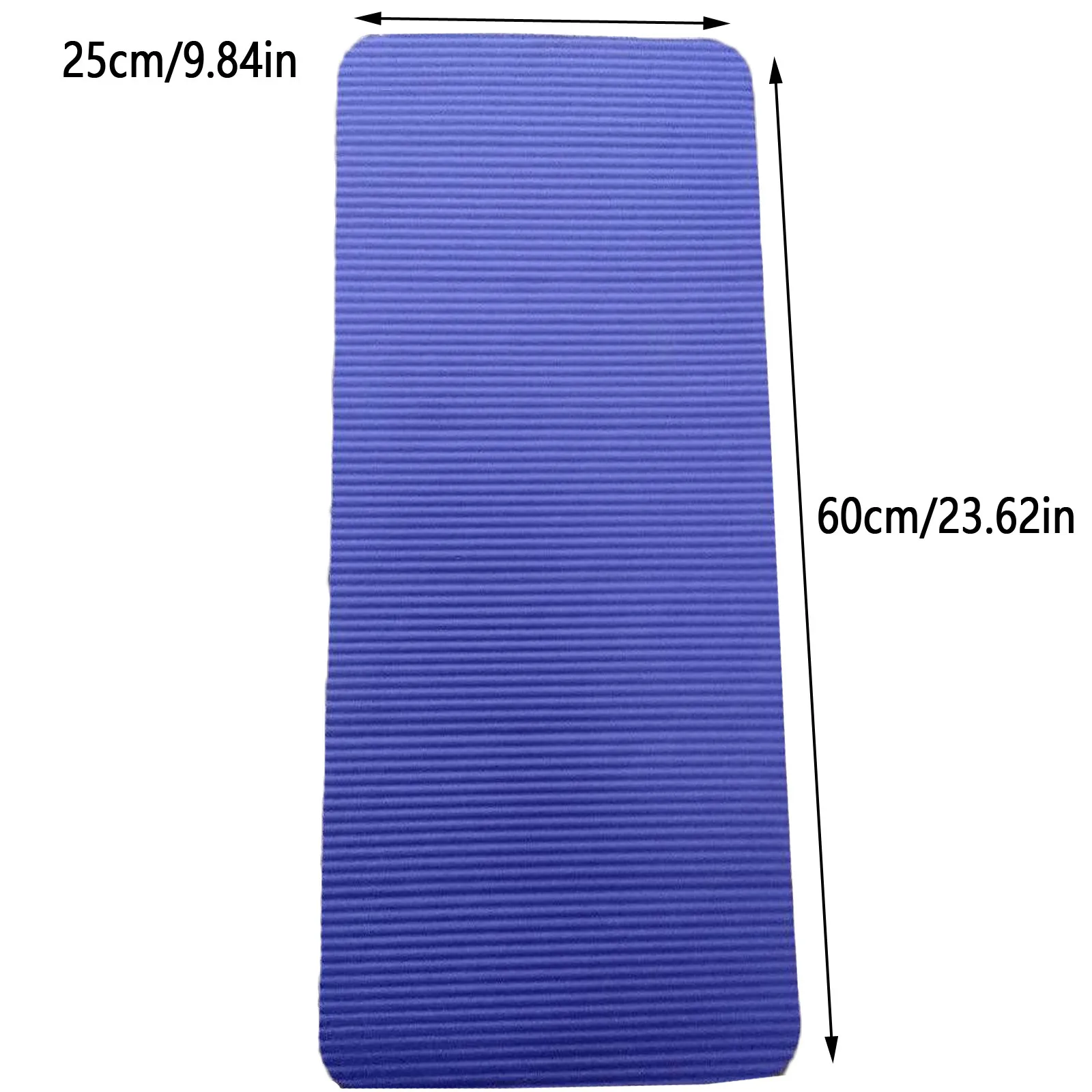 1x Yoga Mat Anti-Skid Sports Fitness Mat 1.5cm Thick Comfort Rubber Yoga Matt For Exercise Yoga And Pilates Gymnastics Mat