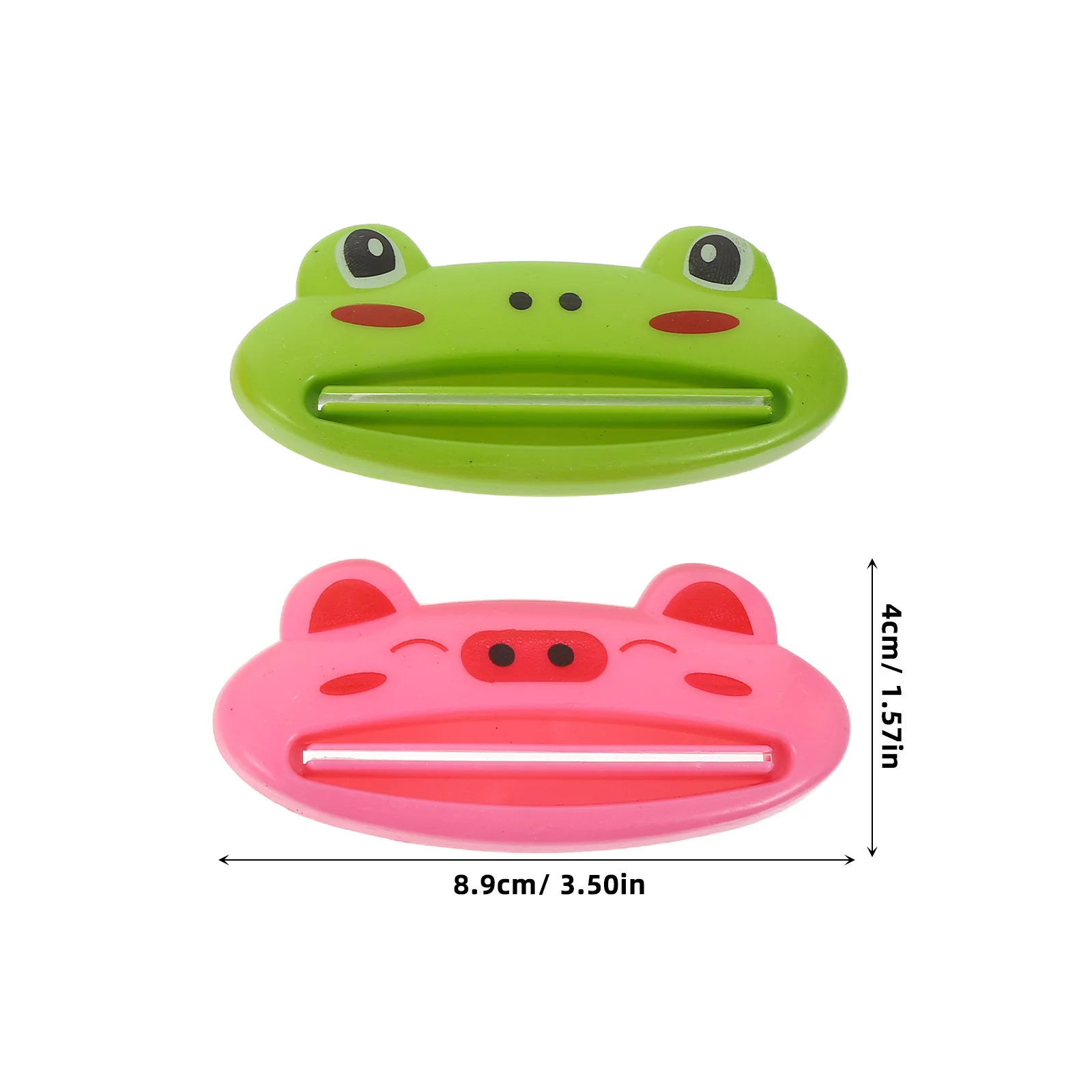 12 قطعة الاطفال دليل معجون الأسنان عصارة الكرتون الحيوان تصميم أنبوب عصارة حامل للحمام السفر موزع متعدد الوظائف #2