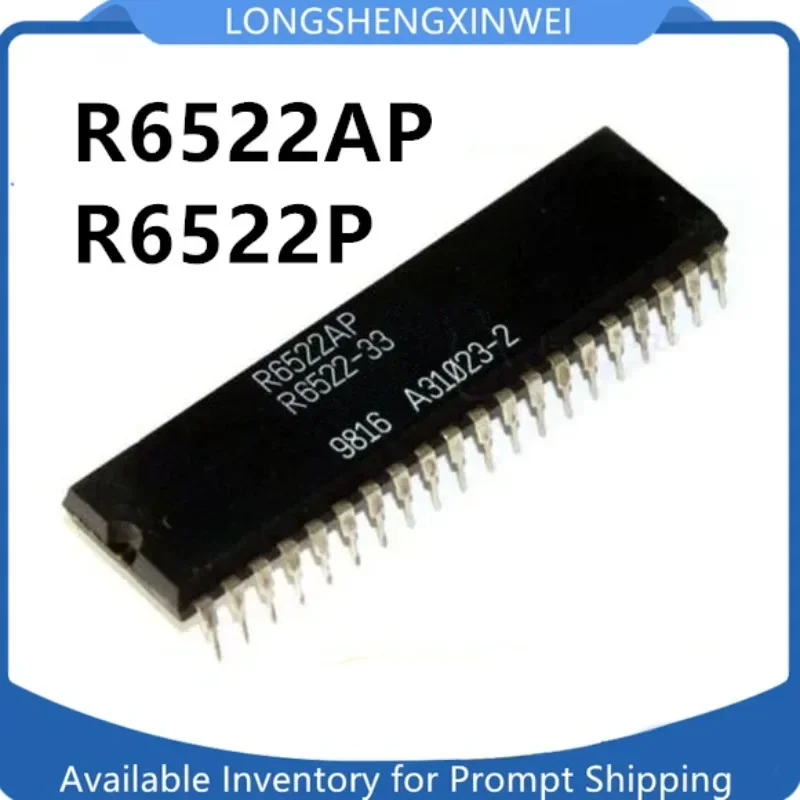 1PCS New R6522P R6522AP DIP-40 Plug-in Integrated Circuit Chip IC Original in Stock