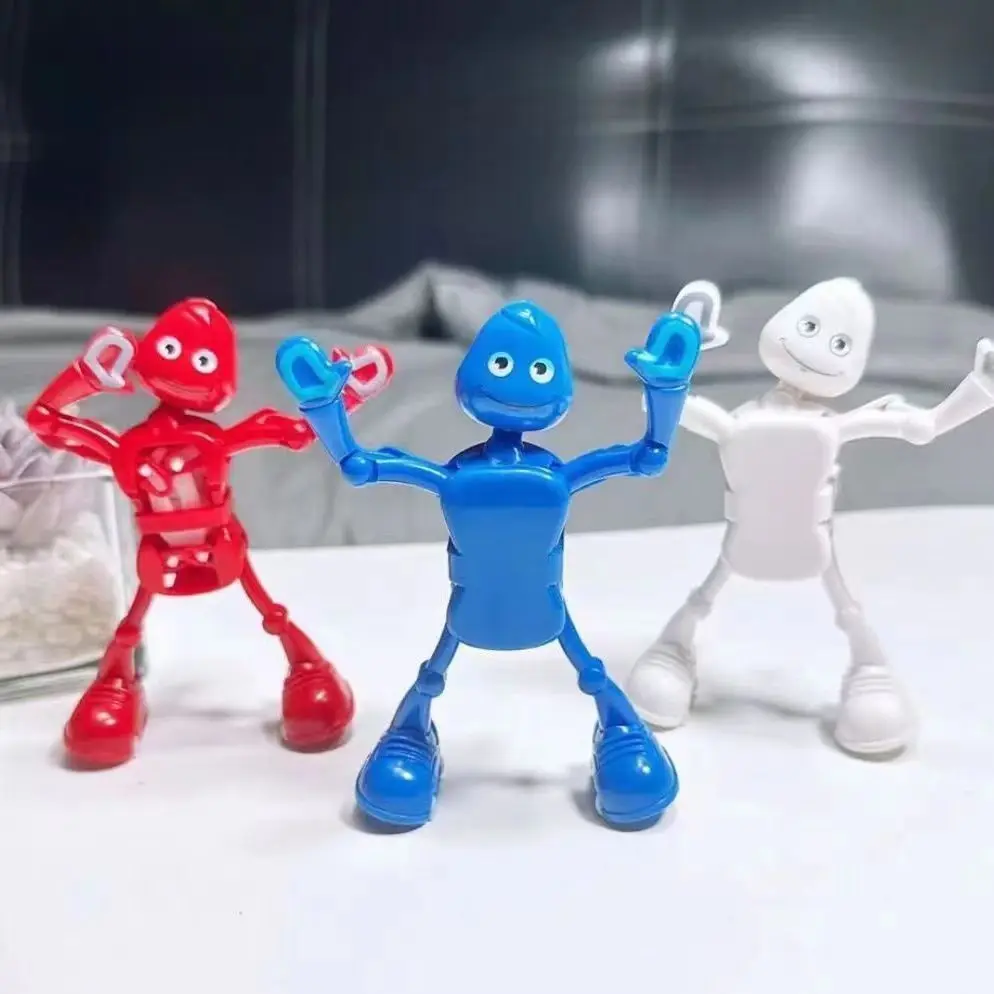 Clockwork Robot Winding Up Dance Swing Split Cartoon Match Man Creative Funny Nostalgic Children's Educational Toys Gifts