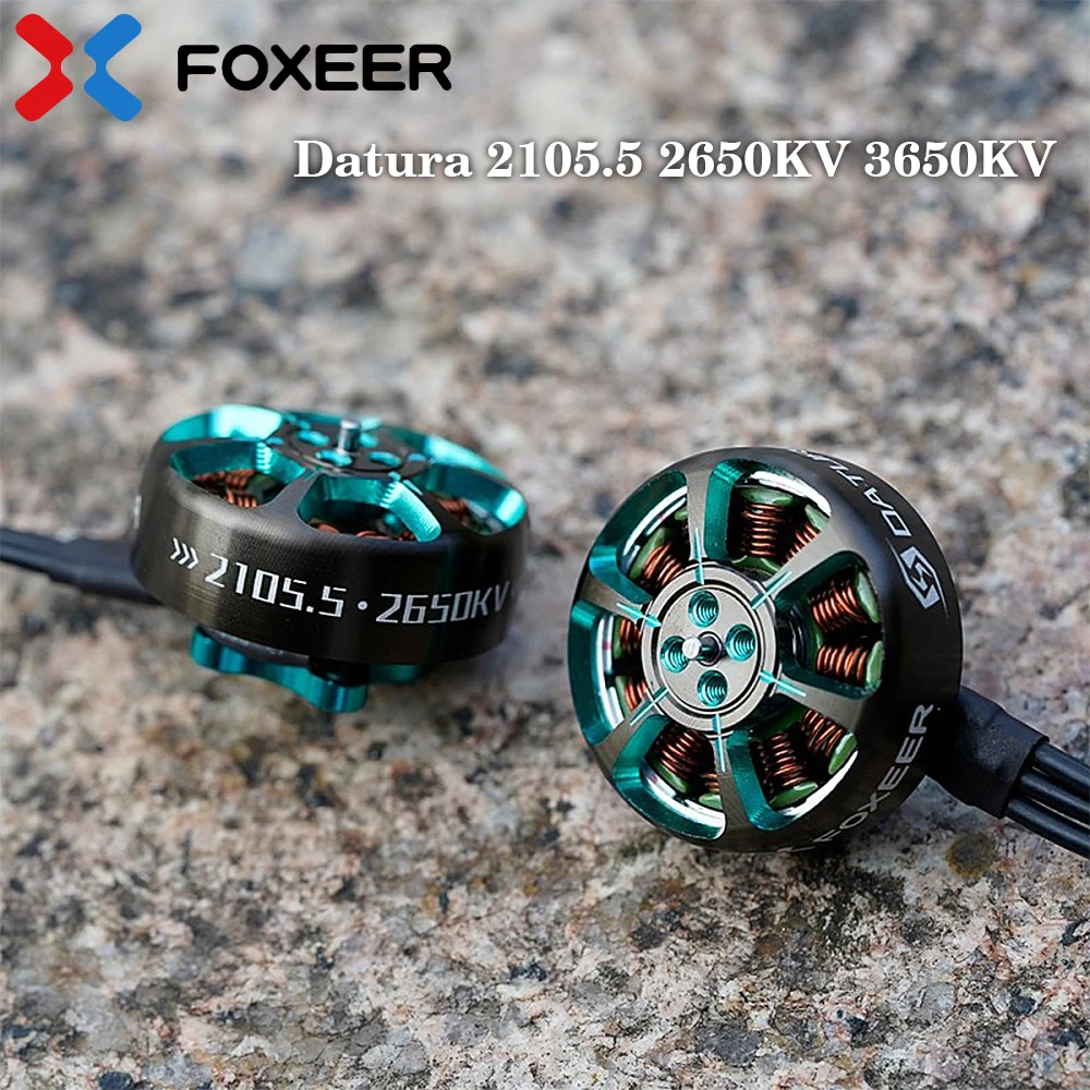 

FOXEER Datura 2105,5 2650KV 3650KV 4-6S T-Mount Brushless Motor 3-4inch propeller для RC FPV Freestyle Cinewhoop Ducted Drone