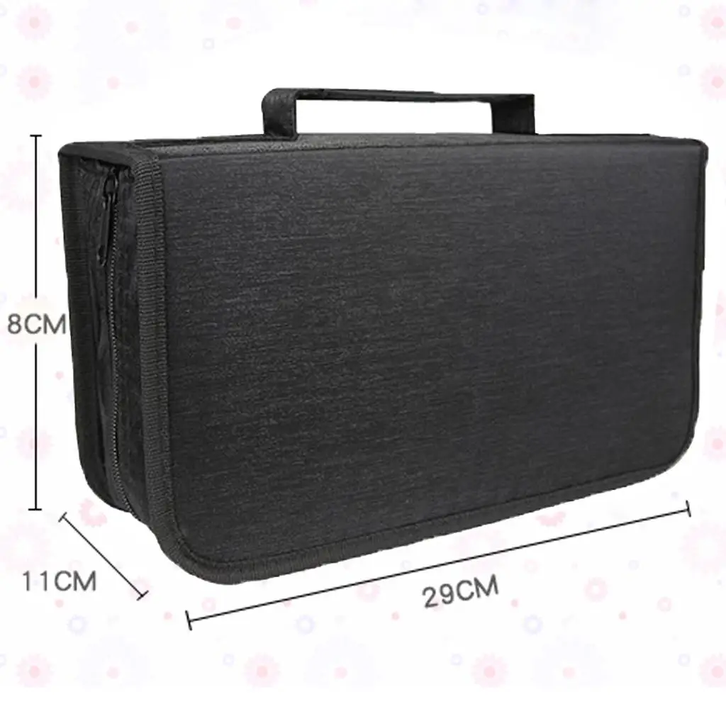 Game Disc Wallet Holder CD DVD Carrying Case Box Non Woven Fabric Album Organizer for Pocketbook Case
