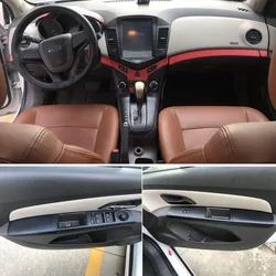 For Chevrolet Cruze 2009-2015 Interior Central Control Panel Door Handle 3D Carbon Fiber Stickers Decals Car styling Accessorie
