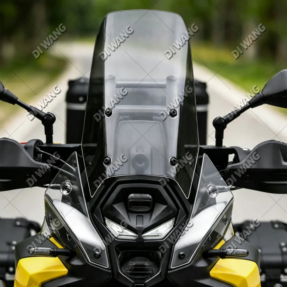 Motorcycle Clear View Heightened Front Windscreen Wind Deflector Modified Windshield Accessories