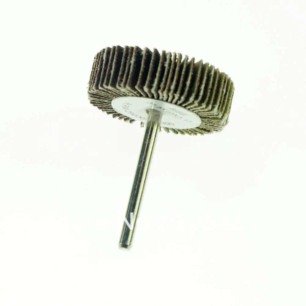 3PC 32x10mm Interleaf Sand Paper Grinding Flat Wheel Disc With 0.125" Mandrel