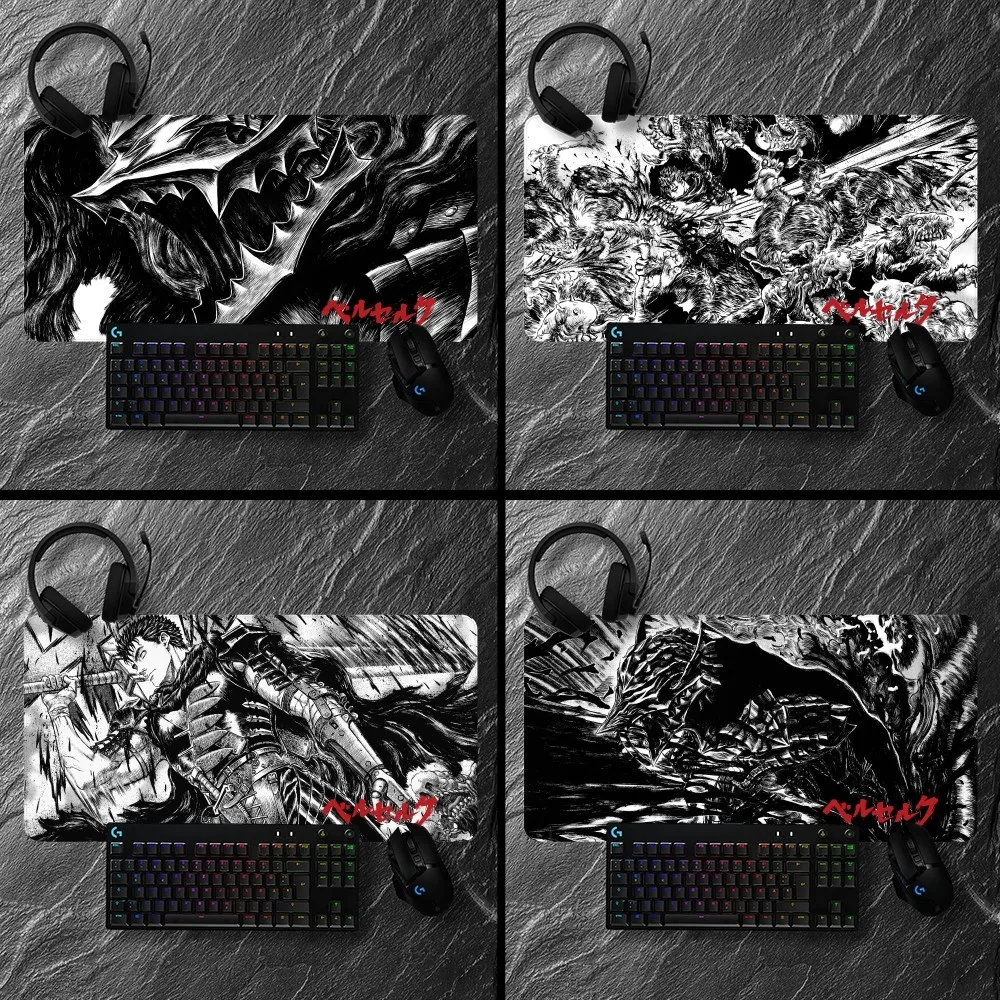 BiliBili Berserk Mousepad Non-slip Lockedge Office Student Gaming Thickened Large Writing Pad Cushion