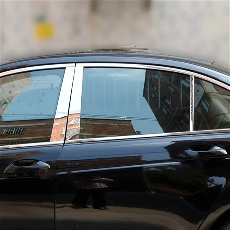 

WELKINRY For Honda Accord CP 8th Generation 2008-2012 Car Body Door Window Central Middle B C Column Pillar Post Cover Trim