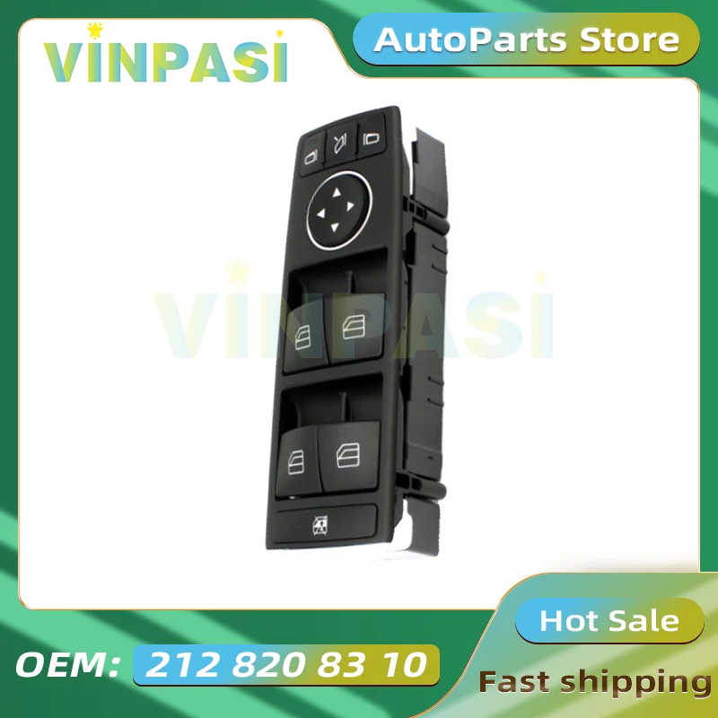 

Кнопка переключения стеклоподъемника автомобиля подходит для BMW C-CLASS W204 W212 A207 X204, переключатель управления стеклоподъемником 2128208310