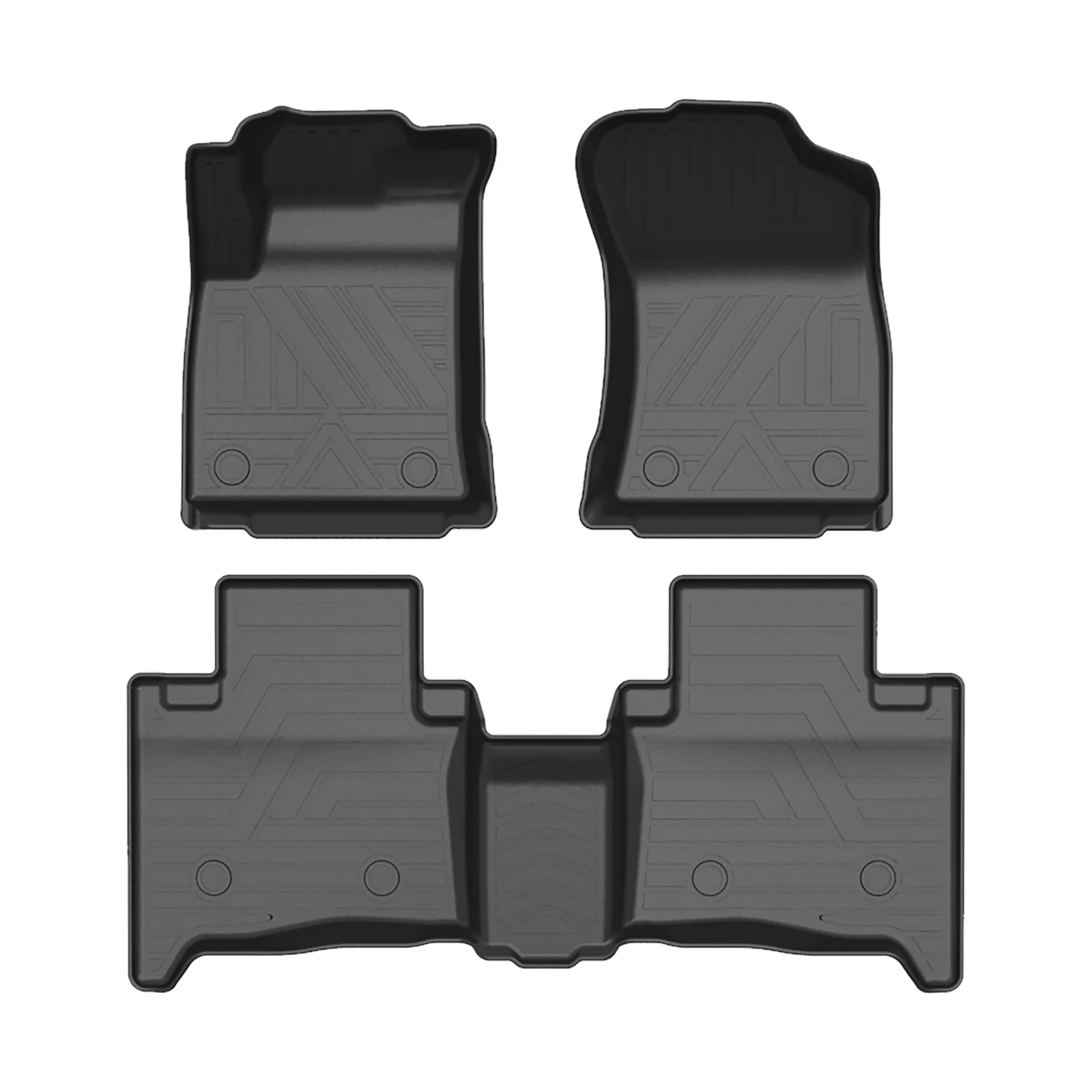 Fit for Toyota Fortuner 2016-2021 Car Floor Mats Trunk Backrest Pad TPE