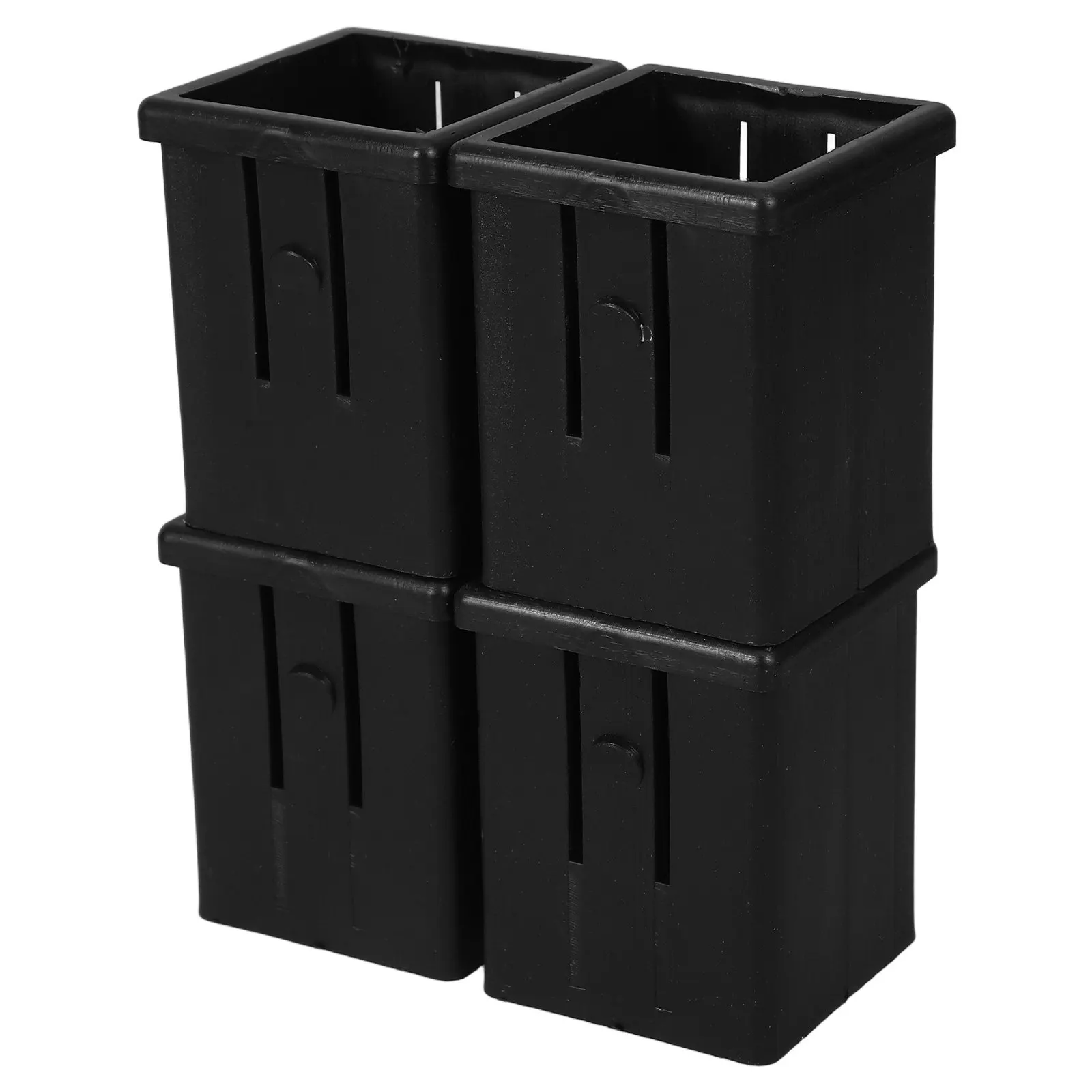 4Pcs Hollow Square Tube Sleeve Insert 50Mm to 40Mm Conversion Fitting for Exercise Machines Glide Tubes Sliding Height