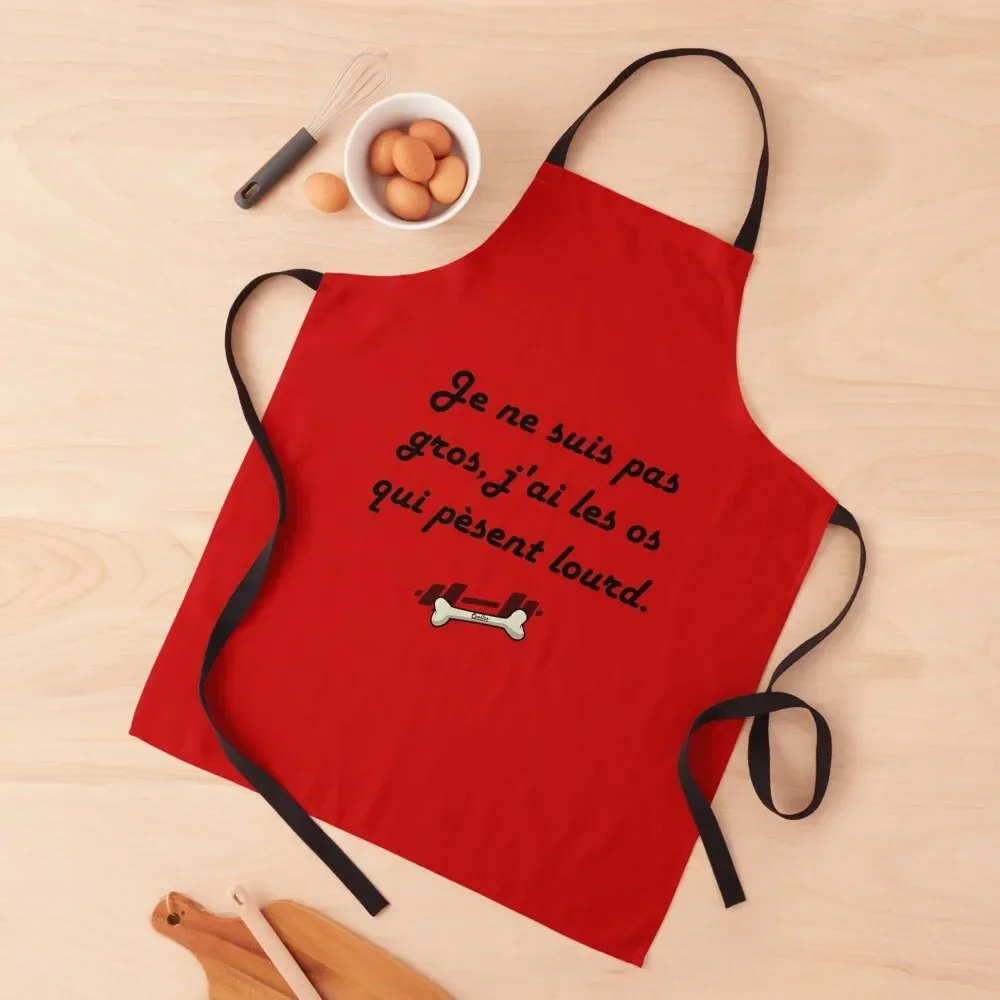 

I'm not fat, I have heavy bones. Apron Kitchen Things kitchen and home Kitchen For Women Customizable Apron