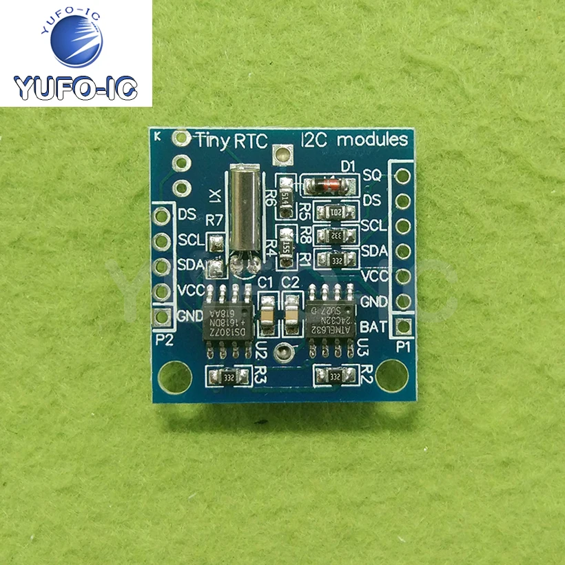 Free Ship 5pcs Tiny RTC I2C Module 24C32 Memory DS1307 Clock Module