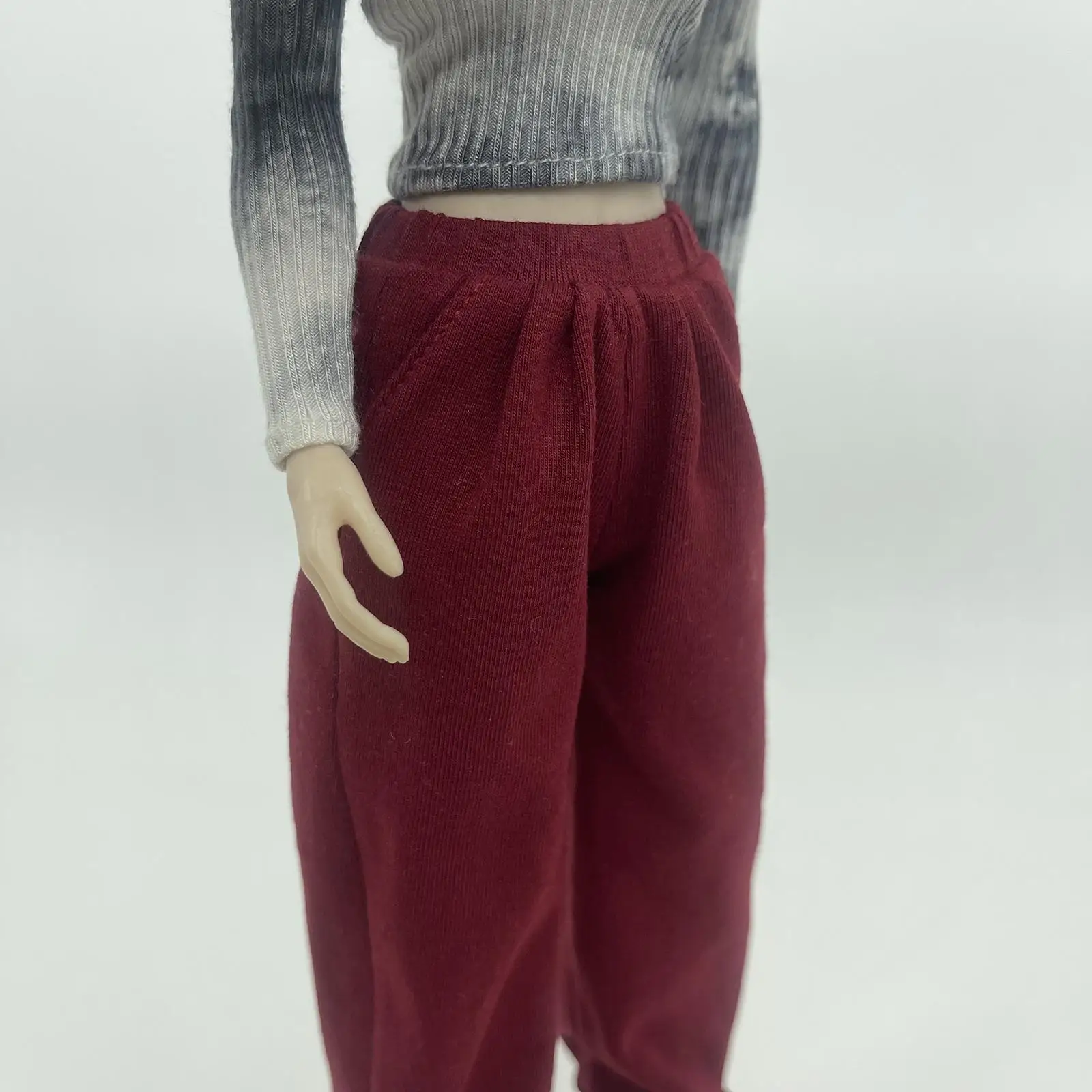 1/6 Female Figure Clothes,Handmade Sweatpants Casual Dress up Mini Fashion for 12'' inch Doll Figures Accessory Clothes