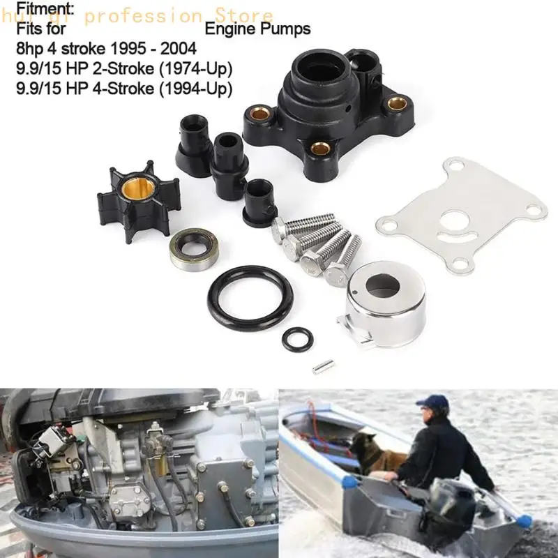 Marine-Außenbord-Wasserpumpen-Teilesatz für 8 9 9 15 Reparatur- und Austauscharbeiten H8WE – Detail 6