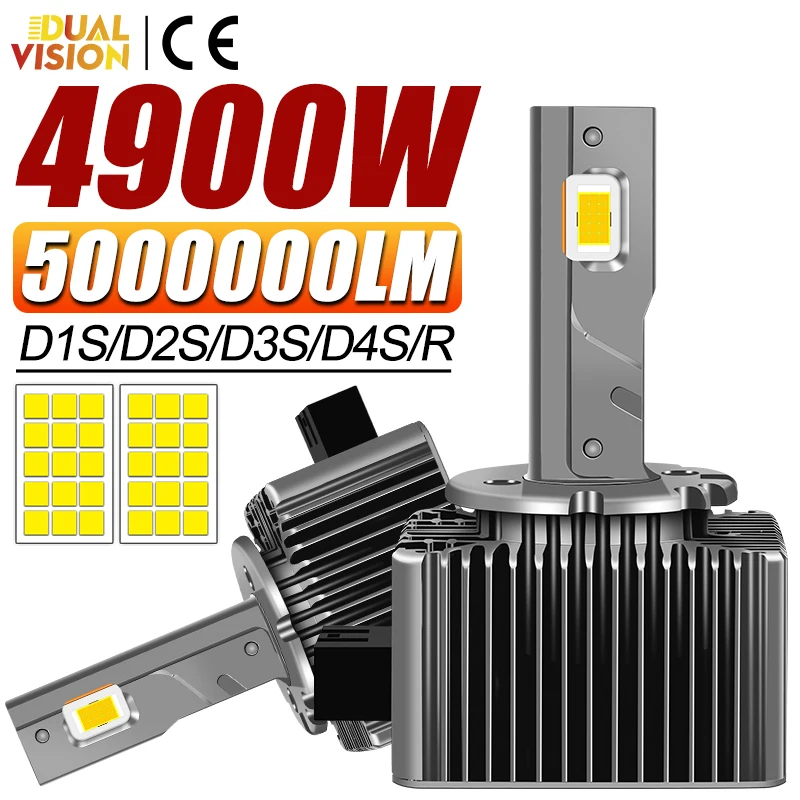 

D1S D3S D2S D4S D5S D8S D1R D2R D3R D4R LED Car Headlight Bulbs Canbus 1:1 No Error 4300K 6000K 8000K Plug and Play Car Lamp 12V