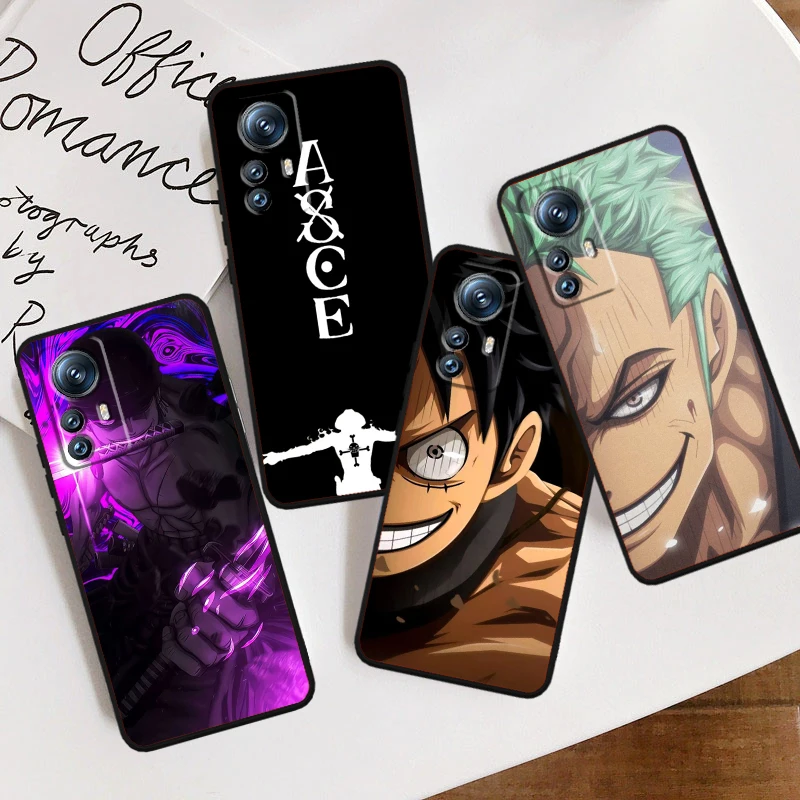 

Anime O-Ones P-Pieces Cartoon For Xiaomi Mi 14 13T 13 12T 12 11T 11i 11 10T 10 Pro Lite Ultra 5G Black Back Phone Case