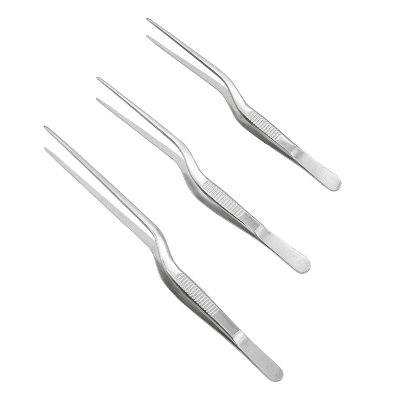 

Durable Stainless Steel Tweezers Ear-Pick Tool Flexible and Easy to Use Professional Ear Cleaner Tweezers bend Tweezers