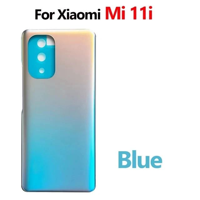 For Xiaomi Mi 11i Mi 11X Pro Battery Back Cover 3D Glass Panel Rear Door Mi11i Housing Case Adhesive With Camera Lens