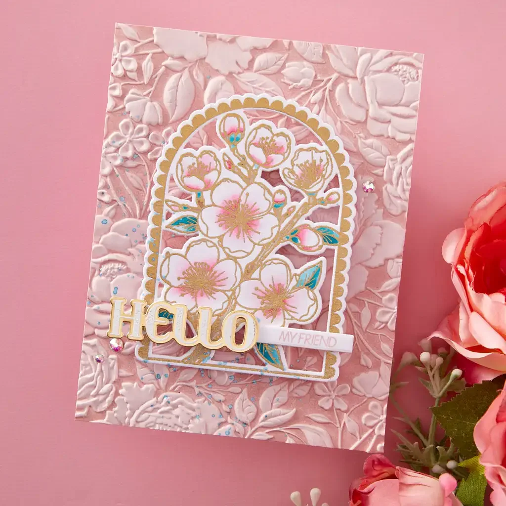 Stencil Hot Foil Birthday Collection Flowers Letter Fountain Pen Metal Cutting Dies Stamp  Decorate Embossing Diy Greeting Card