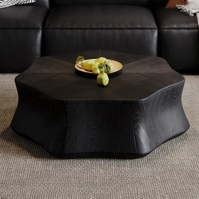 Q Cloud Fashionable Coffee Table  Minimalist Mid-ancient Tea Table Designer Sleek Living Room Furniture Teetisch XY40CJ