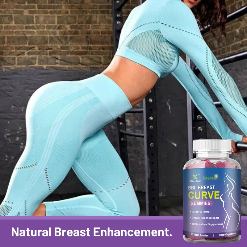 BBL breast curve soft candy, rich in natural plant essence, helps to shape beautiful breasts and has a sexy and charming curve