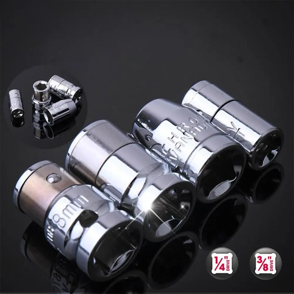 Professional Universal Ratchet Adapter 1/4 3/8 1/2 Hand Too Ratchet Wrench Adapter Hex Bit Adapter Wrench