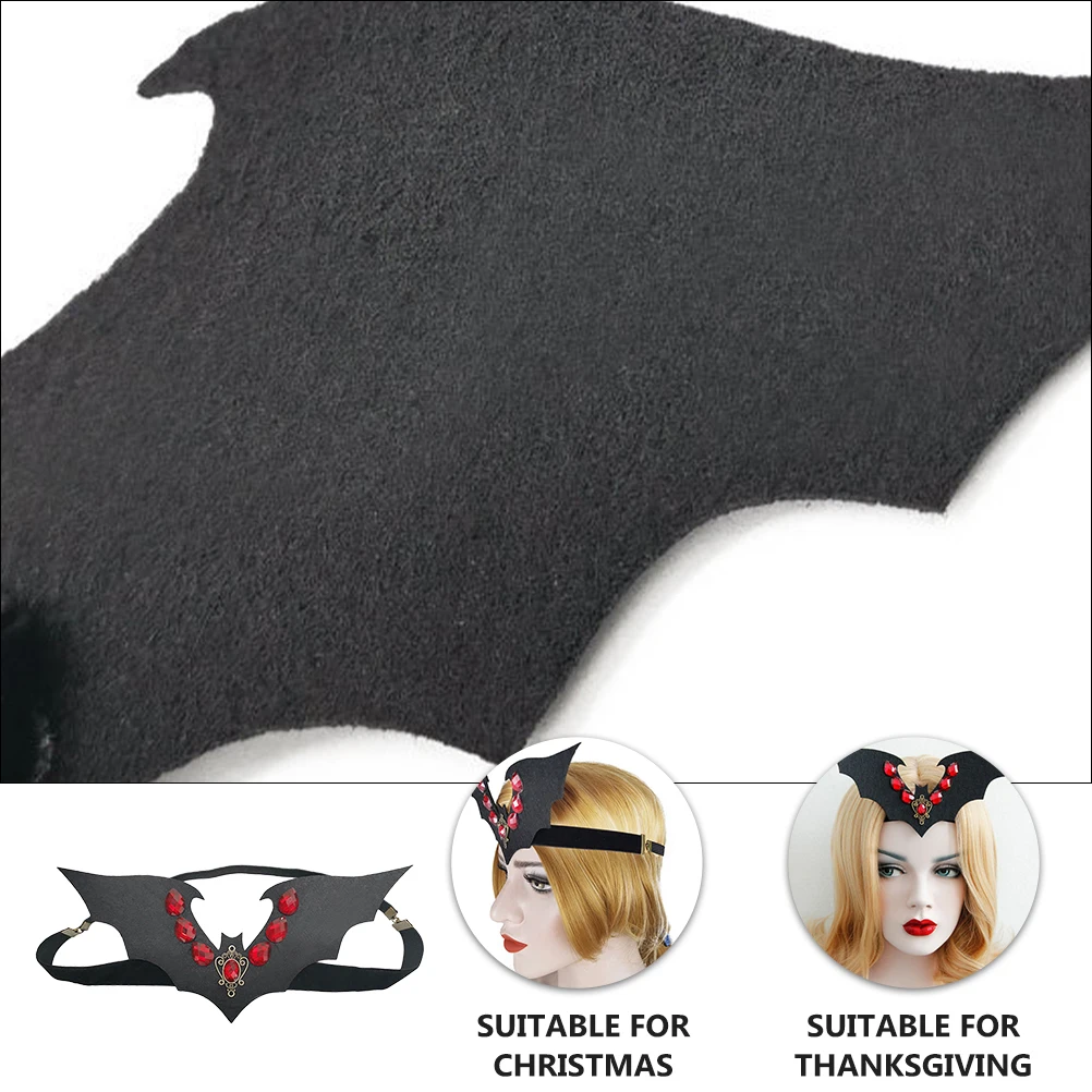 

Bat Hairband Halloween Headband Funny Ribbons Headdress Headgear Festival