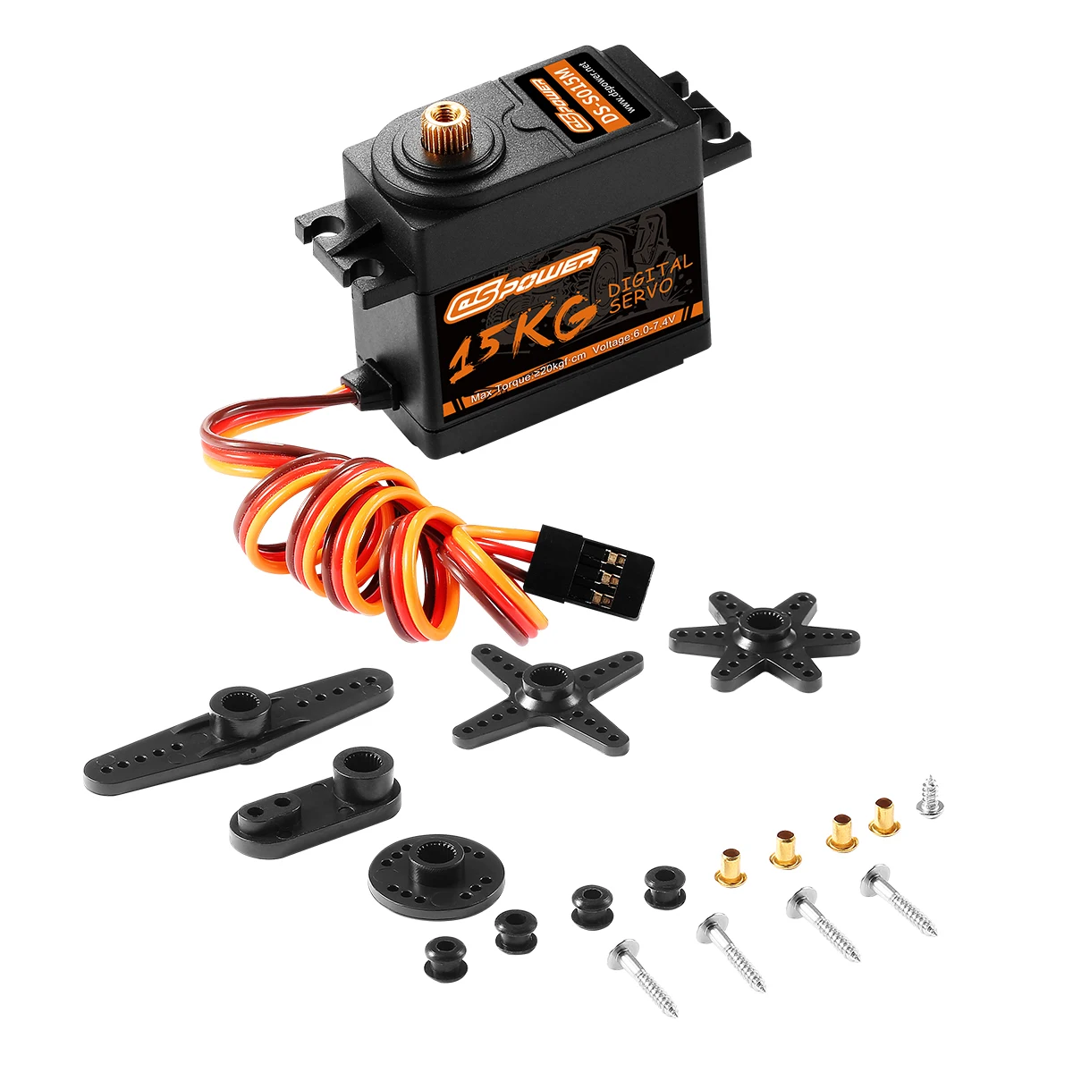 DSpower 17g 25g 2kg 6kg 9kg 15KG Digital Metal Gear Waterproof Servos for 1/8 1/10 RC Car TRX4 slash scx10 yk4102 104001 arrma