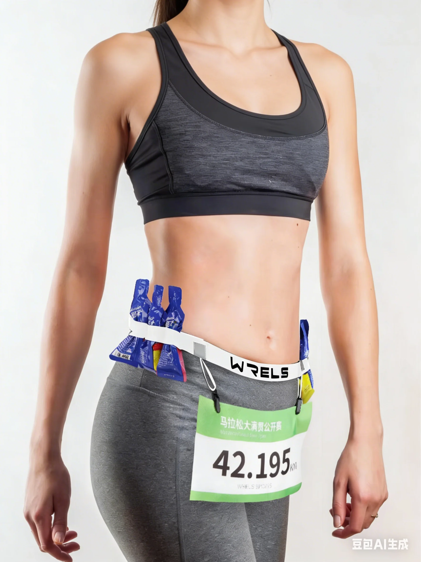 WRELS Pas do numerków startowych na zewnątrz, do biegania, unisex, do triatlonu, maratonu