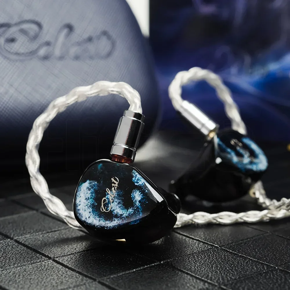 Kinera Celest Relentless 1DD+6BA Hybrid Driver In-Ear Earphone Monitor IEM 0.78mm Detachable Cable Wired Earbuds 3.5mm+4.4mm