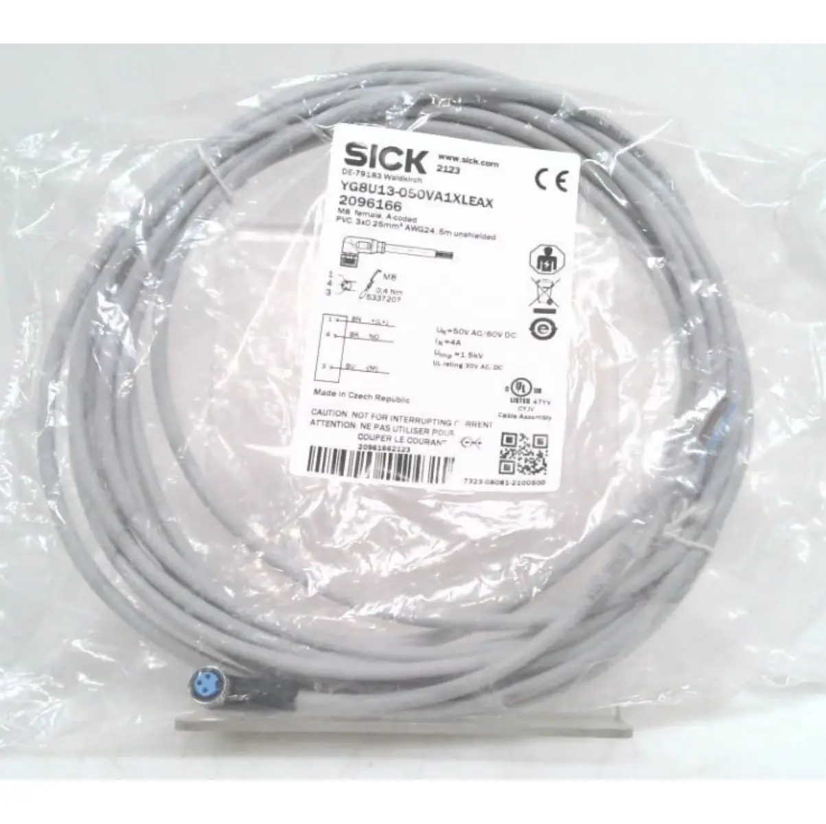 YG8U13-050VA1XLEAX Connectors and cables: Sensor/actuator cable 2096166